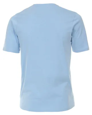 Produktbild von Redmond - Herren Basic T-Shirt (665), Größe:L, Farbe:Blau(11)
