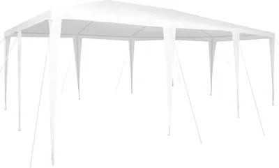 Produktbild von vidaXL Party-Zelt Weiß 600 x 400 x 266 cm Polyethylen und Stahl