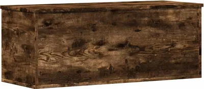Produktbild von vidaXL Truhe Räuchereiche 90x35x35 cm Holzwerkstoff