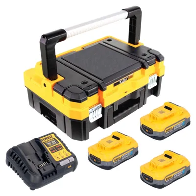Immagine prodotto di Batteria DeWalt DCBP 518 Powerstack 18 V 5,0 Ah / 5000 mAh XR agli ioni di litio, con indicatore del livello di carica