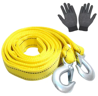 Obrázek produktu pro Ochranný kabel, délka 4 metry, nosnost 5 tun, s reflexními pruhy a 2 oky pro uchycení, robustní provedení