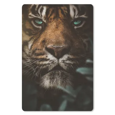 Produktbild von MuchoWow® Mauspad Mousepad Tiger - Dschungel - Pflanzen 40x60 cm - Mousepads - Maus Mat - Pad - Mausunterlage - Schreibtisch Accesoire