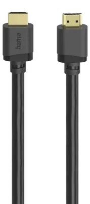 Productafbeelding van Hama 00202027, 1 meter, HDMI Type A (standaard), HDMI Type A (standaard), 3D-compatibel, 48 Gbit/s, Zwart
