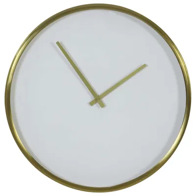 Produktbild von Light & Living - Wanduhr Seponi - Weiß/Gold - Ø41cm