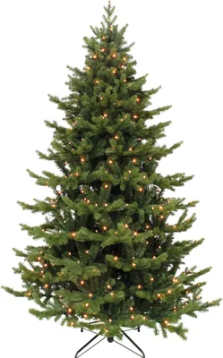 Produktbild von Triumph Tree Sherwood Deluxe Künstlicher Weihnachtsbaum mit LED-Lichtern - H185 x Ø127 cm - Grün