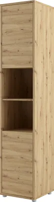Produktbild von MEBLINI Schrank für Schrankbett Bed Concept - Hochschrank mit Ablagen und Fächern - Nachttisch - BC-08 - Artisan Eiche