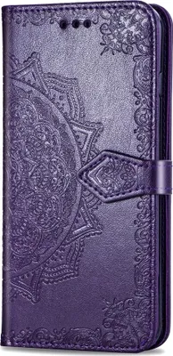 Produktbild von Mobigear Mandala Handyhülle für Huawei P40 Pro – Klapphülle mit Portemonnaie – Lila