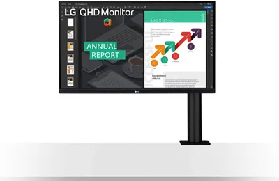 Produktbild von LG 27QN880P-B, 68,6 cm (27"), 2560 x 1440 Pixel, Quad HD, 5 ms, Schwarz