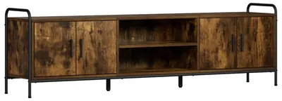 Produktbild von TV-Schrank 167,5 x 33 x 50 cm Räuchereiche Holzwerkstoff
