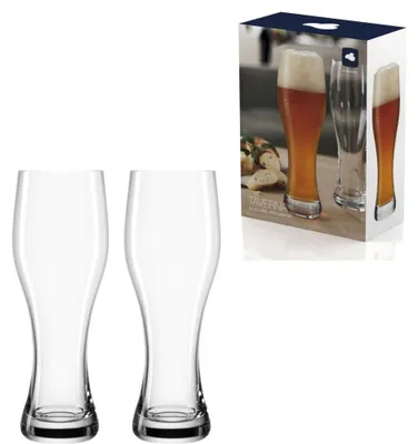 Image de Ensemble Leonardo Weizenglas, 2 pièces, modèle Taverna. Choix : 0,5 L. Taille : 0,5 L
