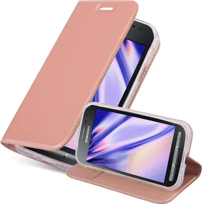 Produktbild von Cadorabo Handyhülle für Samsung Galaxy XCover 3 Schutz Hülle in Rosa Cover Etui Book Case Booklet