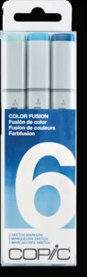 Produktbild von Copic Sketch 3er Set Color Fusion 6