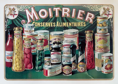 Productafbeelding van Conserves Moitrier - Affiche/Poster, 50x70 cm