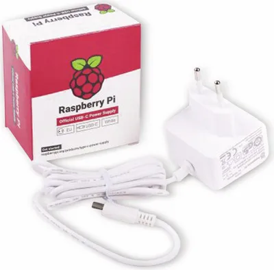 Produktbild von Raspberry Pi 4 Netzteil 5.1V 3A 1.5m Kabel weiß
