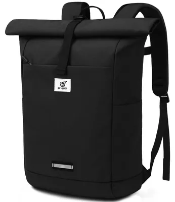 Immagine prodotto di Zaino con chiusura a rullo, con scomparto per laptop, impermeabile, ideale per la bicicletta