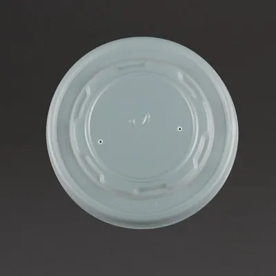 Produktbild von C-PLA-Deckel für Papierbehälter mit einem Durchmesser von 115 mm, 50 Stück.