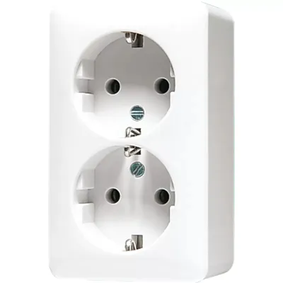 Produktbild von Jung Steckdose SCHUKO 6020KIAWW 2fach (6020KIAWW)