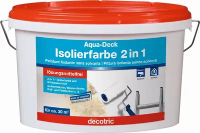 Produktbild von Decotric Aqua-Deck Isolierweiß 5 L weiß