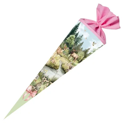 Produktbild von Nestler Schultüte Waldzauber 70cm mit Filzverschluss