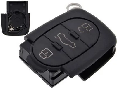 Produktbild von Schlüsselgehäuse mit 3 Tasten passend für VW Golf Polo Passat Bora Jetta (VW03)