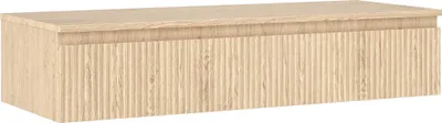 Immagine prodotto di Mexen Rivel mobile bagno sottolavabo 120 cm con piano, 1 cassetto, scanalato, rovere - 91A20-12023-1-BFC81
