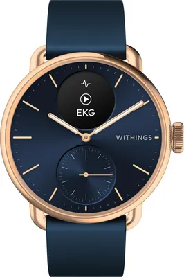 Image de WITHINGS ScanWatch 2 - Montre connectée santé ECG SpO2 température 38mm Bleu