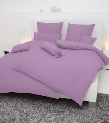 Produktbild von Janine Design Piano Bettwäsche-Garnitur Farbe flieder Größe 240x220 + 2x 80x80 cm