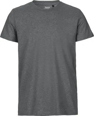 Produktbild von Neutral O61001 | Mens Fitted T-Shirt +GOTS- - Farbe: Dark Heather - Größe: L