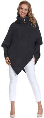 Image de Poncho pour femme Merry Style M83N4 (Graphite)