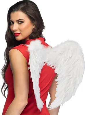 Image de Ailes d'ange blanches 60 x 40 cm pour adultes - taille unique