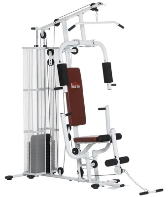 Immagine prodotto di Stazione Fitness Multifunzione 150x110x210 cm in Acciaio ePoliuretanoBianco