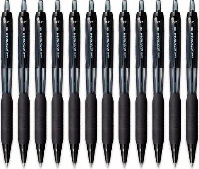 Produktbild von Uniball Tintenroller jetstream 101 sxn-101 schwarz versenkbarer Tintenroller -12u-