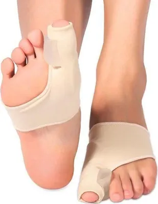 Obrázek produktu pro Vložky do bot Hallux valgus - Ochrana vbočeného palce - Léčba ochranným gelem
