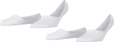 Produktbild von Burlington Damen Füßlinge, 2er Pack - Everyday IN, Anti-Slip Heel, einfarbig Weiß 39-40