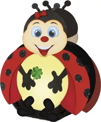 Produktbild von URSUS Laternen-Bastelset "Marienkäfer"
