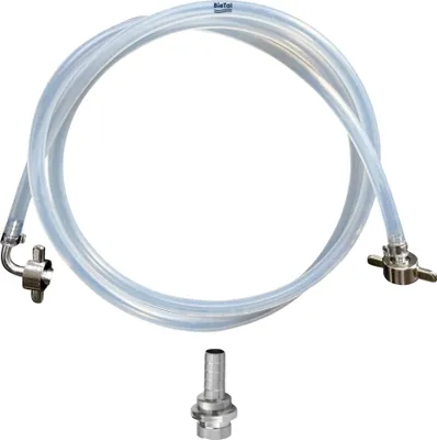 Produktbild von BieTal® Bier Schlauch Leitung 100cm Edelstahl Tülle 7 mm Bierschlauch Zapfanlage