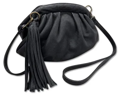 Produktbild von Umhängetasche Nappa weiche Ledertasche mit Quaste von collezione alessandro
