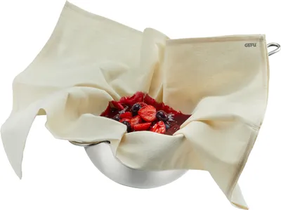 Produktbild von Gefu Passiertuch PASELO zum Auspressen & Durchseihen von Früchten, Säften, Käse & Knödeln, reißfest, waschbar bis 95°C