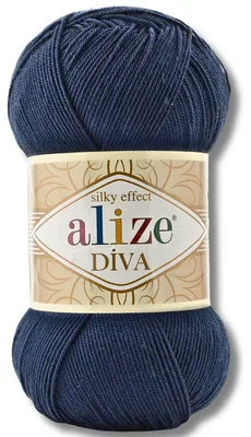 Obrázek produktu pro Alize 1x 100 g vlna Diva, jednobarevná, háčkování, pletení (361)