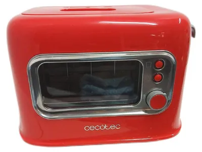 Produktbild von Cecotec Toaster Küchengeräte RetroVision Red Leistung 700W Extra breite Schlitze