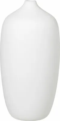 Immagine prodotto di blomus CEOLA vaso bianco in cinque diverse forme e dimensioni, selezione:Vaso CEOLA 25 cm Ø 13 cm