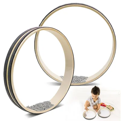 Immagine prodotto di Solidchoice - Set di due tamburi Oceaantrommel, strumenti musicali per la meditazione e il rilassamento