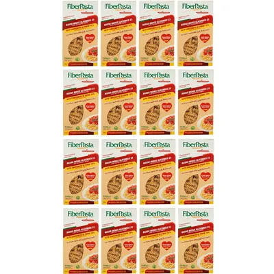 Produktbild von 16x FiberPasta Fusilli Hartweizengrieß Pasta mit 15% Ballaststoffen,niedriger glykämischer Index,100% Italienischer Weizen 250g