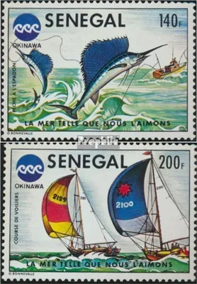 Produktbild von Briefmarken Senegal 1976 Mi 581-582 (kompl.Ausg.) postfrisch Sonderausstellung EXPO75