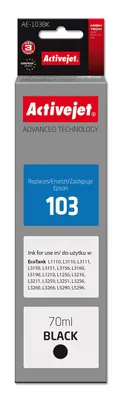 Produktbild von Activejet AE-103Bk Tintenpatrone (Ersatz für Epson 103 C13T00S14A; Höchst; 70 ml; 4500  schwarz). Tintenflaschen.