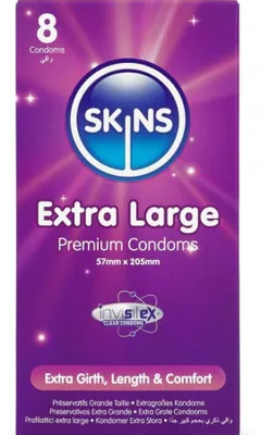 Immagine prodotto di Skins - Pelle Preservativo Extra Large 12 Pack