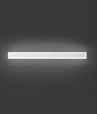 Imagen del producto de Lámpara de pared LED WALLY, fabricada en aluminio, 22W, 3000K, marca Perenz, 100 cm de largo, color blanco