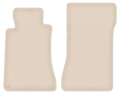 Produktbild von DURBAN Beige Velours-Fußmatten vorne für Mercedes C W203 Limousine, Kombi (2000-2008)