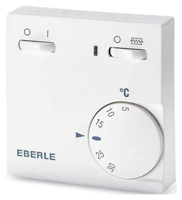Productafbeelding van Eberle Controls RTR-E 6181: Ruimtetemperatuurregelaar met 2 schakelaars