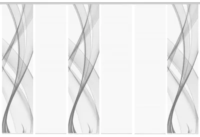 Produktbild von VISION S PACOLIA Schiebegardine, halbtransparente Bambus-Optik, 260x60 cm, grau,